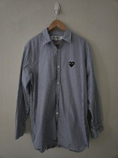 Men's COMME des GARCONS Play long Sleeve Shirt XL  WORN ONCE 