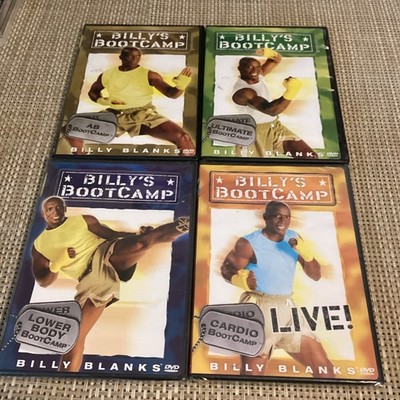 Lot of 4 Billy's Bootcamp DVDs-2 NEW SEALED