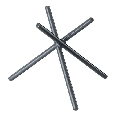 Buffet Aufsatz Metall Gummiert Grau 16,5X16,5X20CM Leone - Restaurant - Bild 1 von 4