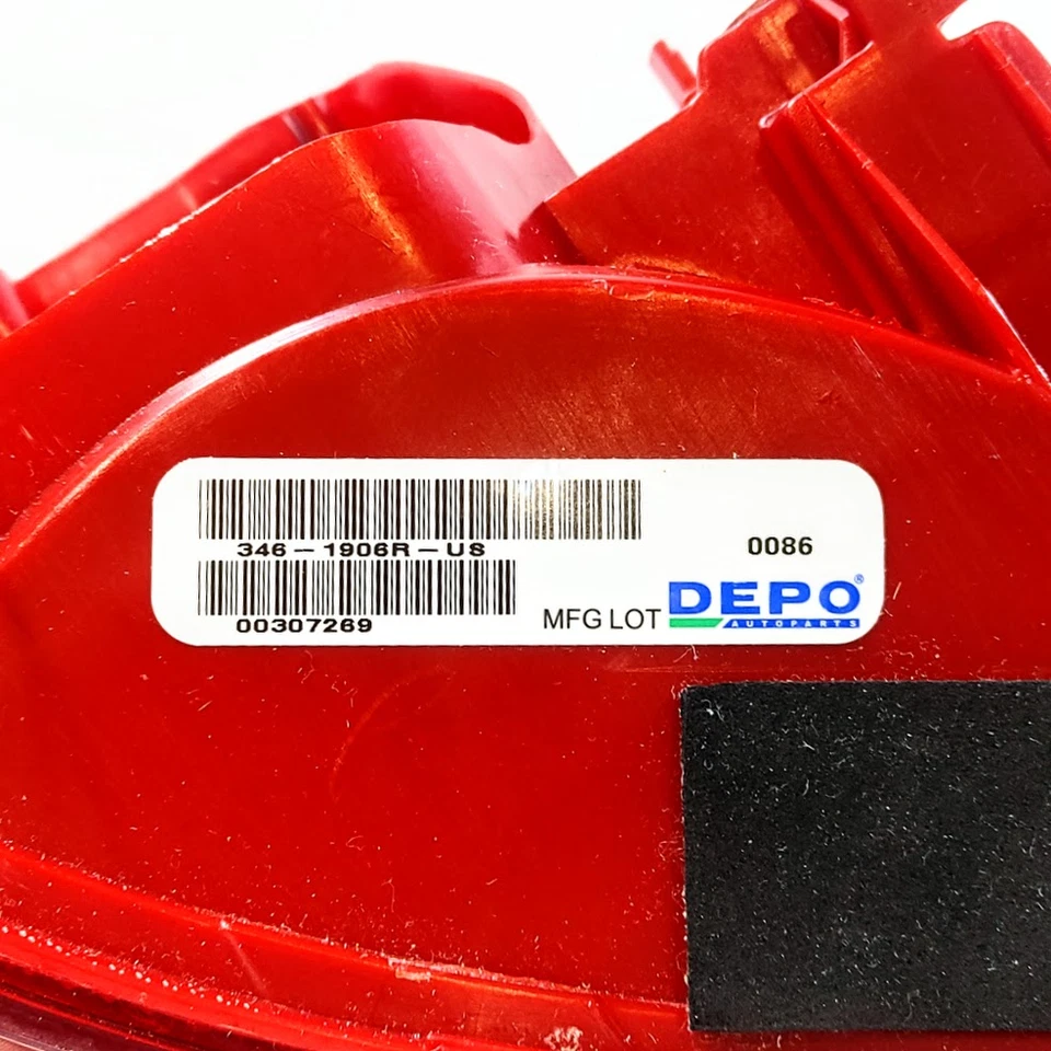 Conjunto de luz trasera DEPO - derecha para Audi S4/A4 2009-2012 - 346-1906R-US Foto 3 de 3