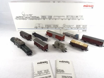 Märklin 28730 Schweizer Güterzug mit Krokodil, 8-teilig, Delta, sehr gut mit OVP - Bild 1 von 4