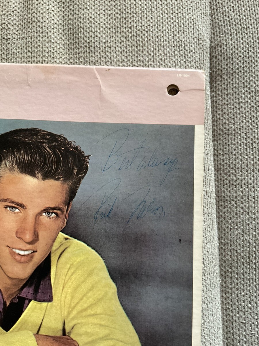 Rockabilly Singer Ricky Nelson Signed Album LP JSA Authentication