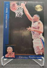 1995-96 UD SP Championship #81 Clarence Weatherspoon 76ers Basketball Card