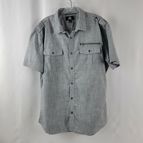 mock button down shirt