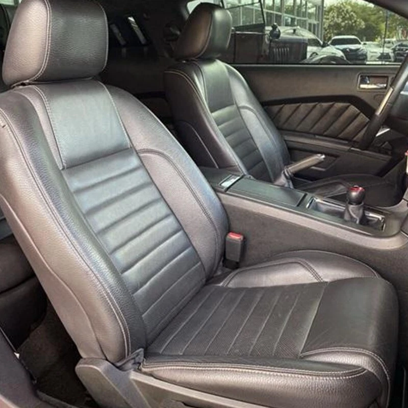 ДЛЯ 2012-2014 FORD MUSTANG КУПЕ ПОЛНЫЙ КОМПЛЕКТ MOTOPTES ЗАКАЗ АВТОМОБИЛЬНОЕ СИДЕНЬЕ КОЖАНЫЙ ЧЕХОЛ - Изображение 4 из 4