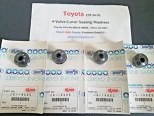 Toyota Pickup 4Runner 22R, 22RE, 85-95 Valve Cover Sealling Washer Seal set of 4