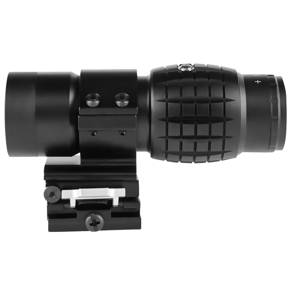 3x Telescope Magnifier Scope Sighting W/ Fts Flip To Side Mount Fits Holographic - Image 3 of 4