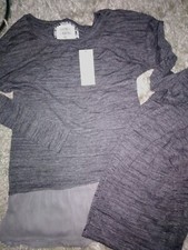 Marks & Spencer Womens Lightweight Loungewear Set. Casual Lounge PJ Pyjama Uk 10