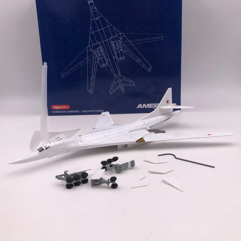 AMER USSR Soviet AIR FORCE Tupolev Tu-160 Blackjack Bomber 1/200 Diecast Model - Image 2 of 4
