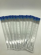 Ruler Acrylic 12" See- Through Rulers 12 Per Pack.