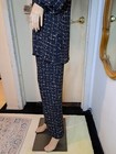 Blue Women's Vintage Josephine Chaus Collection Ruffle 2 Piece Outfit Size 10 — photo 7