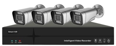 8 Channel NVR and 4 POE IP Camera AI Smart IPC TG-IP216B-S4 Series Onvif