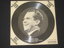 NIXON'S THE ONE EXCERPTS FROM RICHARD M. NIXON'S ACCEPTANCE SPEECH ON 33 RPM