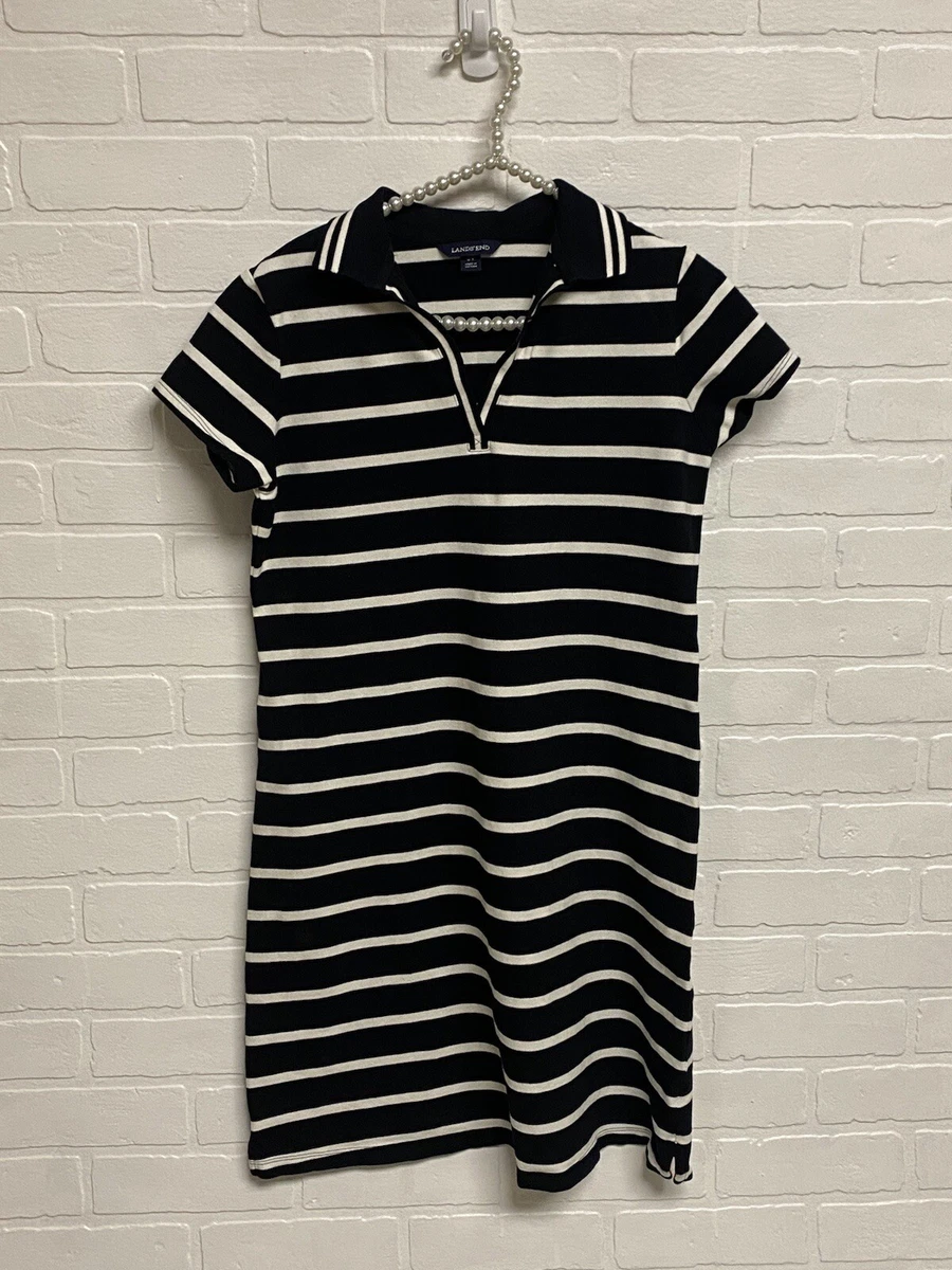 Lands end striped dress cheap