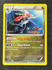 Dragalge Pokémon STAFF Black Star Promo - XY10 Prerelease Flashfire - 2014 on eBay