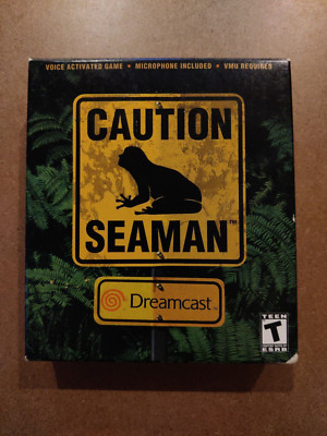 Seaman - Sega Dreamcast DC - NTSC U USA - Boxed c/w Mikrofon -