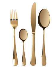 Vancasso Posate Oro, Posate Dorate 48 Pezzi Set Di Posate In Acciaio Inox Per 12 Persone, 12 Cucchiaio, 12 Forchetta, 12 Coltello, 12 Cucchiaino Tè - Foto 12
