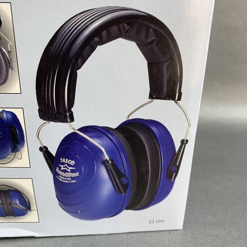 2 Pairs New In Box Tasco 2252 Hard Hat Mounted Ear Hearing Protection Muffs ￼ - Afbeelding 3 van 6
