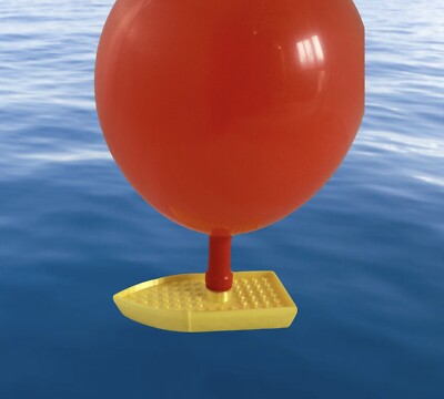 Kinder Ballon angetrieben Boot kreativer Badespaß