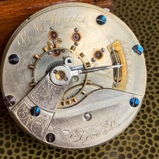 1894 Elgin G.M. Wheeler 103 18S 15J Hunter Case Pocket Watch Movement Repair