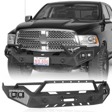 Front Bumper W Winch Plate For 2013-2018 Dodge Ram 1500 2019-2024 1500 Classic