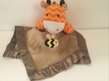 Baby Security Blanket Chevron Giraffe Bumble Bee Lovey Unisex Circo Style 1522T