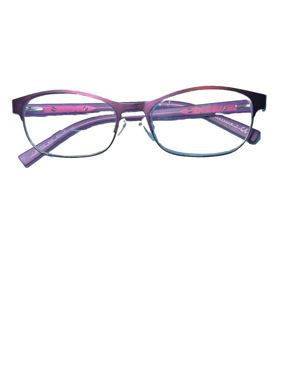 Armani Exchange Ax 1010 6050 Satin Berry Jam Satin Silver Eyeglasses 53-16-140 Authentic Armani Exchange AX1010 6050 Satin Berry Jam Satin  main image 2