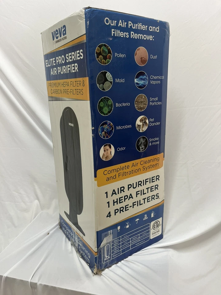 Purificador de aire VEVA 8000 Elite Pro Series - negro (COMINHKG119311) Foto 2 de 3