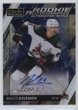 2023-24 O-Pee-Chee Platinum Rookie Cosmic 3/65 Milos Kelemen #R-KE Auto 00ru