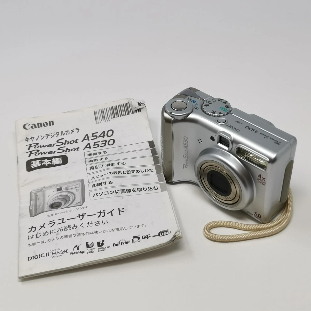 Canon PowerShot A530 1-4.9x Digital Zoom Digital Cameras for sale