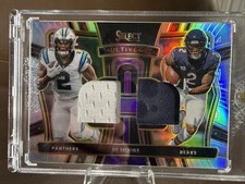 2024 Panini Select #MP-DME DJ Moore Multiverse Dual Relics Prizm #/149