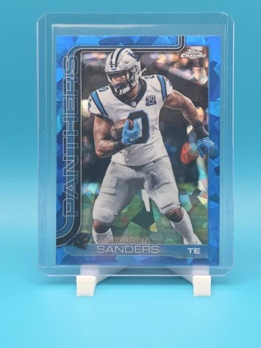 2025 Topps Chrome Sapphire Football Ja'Tavion Sanders #45