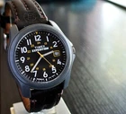 VINTAGE TIMEX EXPEDITION DATE SPORT 24 HR INDIGLO DIAL QUARTZ MEN'S BLACK WATCH