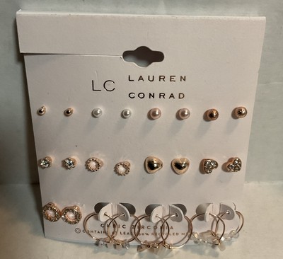 NWT LC Lauren Conrad Earrings small  (12) see pics for measurements 