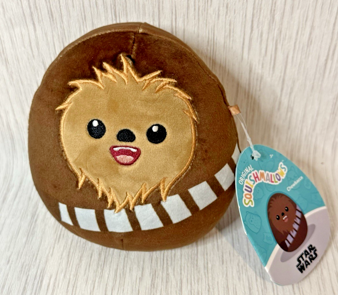 Squishmallows 5'' Star Wars Chewbacca Plush Soft Toy