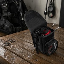 Side Mount Dive Pouch Waterproof Underwater Mesh Bag Portable for Divers