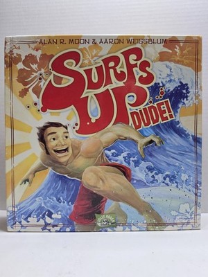 Surfs Up Dude Board Game Allan R Moon & Aaron Weissblum Jolly Roger Complete