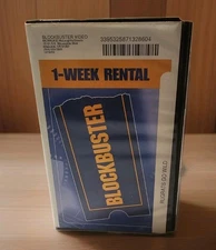 Blockbuster Movie Rental Clamshell w/ 2003 Rugrats Go Wild VHS Untested