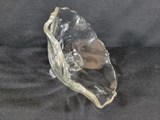 Clear Glass Scalloped Epergnette Taper Candle Holders Peg C Mark Bobeche