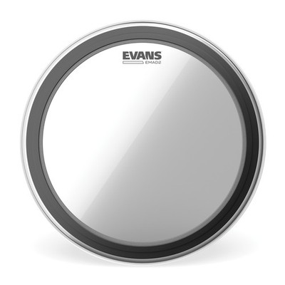 EVANS EMAD2 Clear Bass Drum Head, 24 Zoll