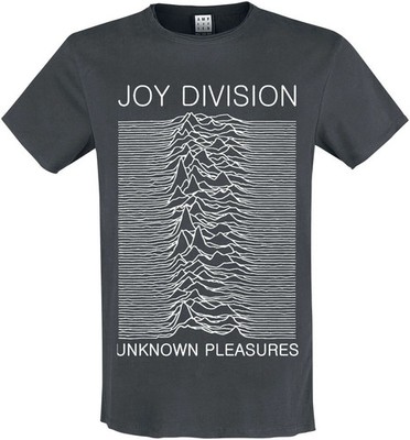 Joy Division T-Shirt Herren Amplified Collection - Unknown Pleasures charcoal