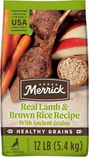 Merrick Healthy Grains Premium Adult Dry Dog Food, Wholesome And Natural Kibble