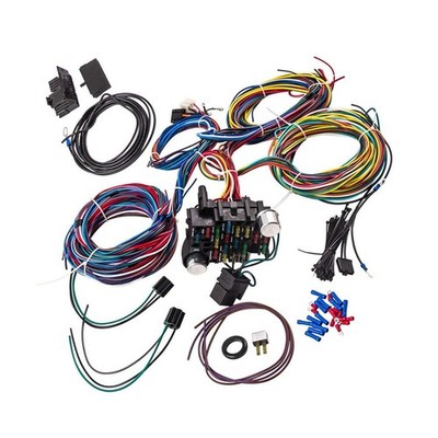 Auto Parts Prodigy Universal Wiring Harness Kit 21 Circuit Long Wires Standar...