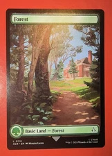 MTG,MAGIC, LAND, FOREST, NM #0110, ACR REGULAR FINISH, UNPLAYED,LAND