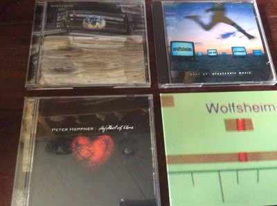Wolfsheim [4 CD Alben] Hamburg-Rom My Heart of Stone Spectators Best of Electron