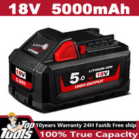 18 Volt M18 Akku M18B6 18V Xc 5,0 Ah Li-Ion 48-11-1860 48-11-1852 FüR Milwaukee