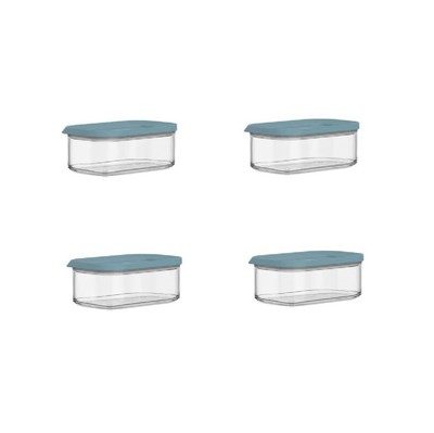 Mepal | Modula Vorratsdosen-Set | 425 ml | Nordic Green | stapelbar | BPA-frei