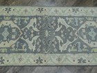 Turkish Oushak Hand Knotted Rug,Bohemian Oushak contemporary Rug 2.6x10 Ft — photo 5