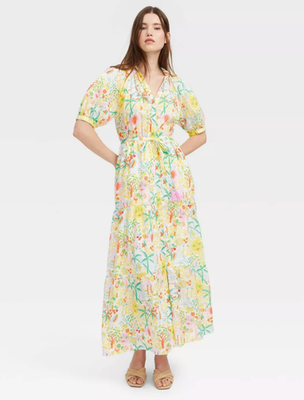 target maxi dress Target's A New Day Maxi Drop Waist Dress