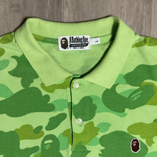 A Bathing Ape 男式L 码绿色衬衫| eBay